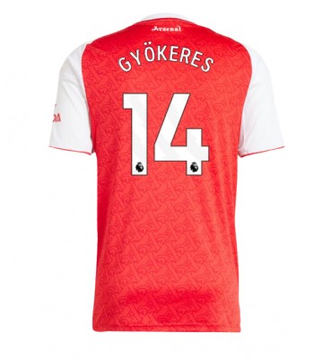 Arsenal Viktor Gyokeres #14 Hjemmebanetrøje 2025-26 Kortærmet